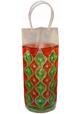 Chill It Wine Bag: Red & Green